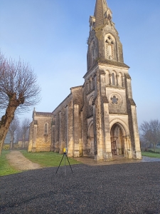 Relevé d'une église aux Deux Sèvres