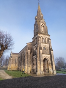 Relevé d'une église aux Deux Sèvres
