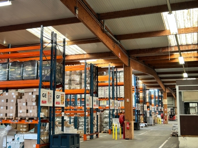 Relevé de structure d’un un hangar de stockage de 15 000m²