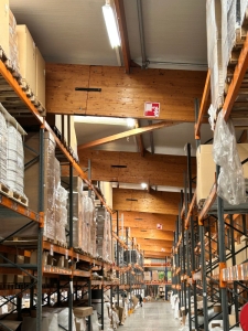 Relevé de structure d’un un hangar de stockage de 15 000m²