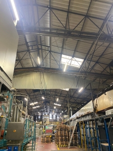 Relevé dans une usine de la structure