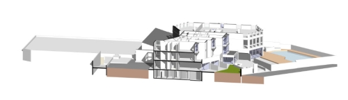 Relevé bâtiment pour un projet d'immeuble d'habitation classé en centre ville de La Rochelle