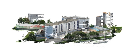 Relevé bâtiment pour un projet d'immeuble d'habitation classé en centre ville de La Rochelle