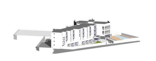 Relevé bâtiment pour un projet d'immeuble d'habitation classé en centre ville de La Rochelle
