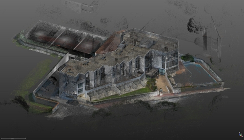 Relevé bâtiment pour un projet d'immeuble d'habitation classé en centre ville de La Rochelle