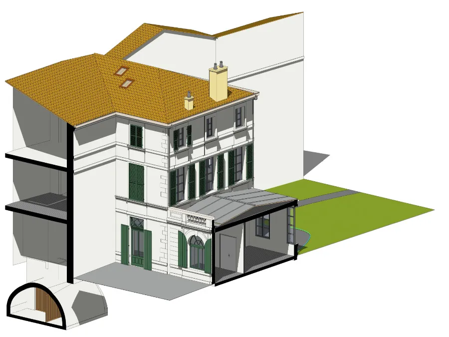 Relevé du bâtiment et remise d’un dossier de plans